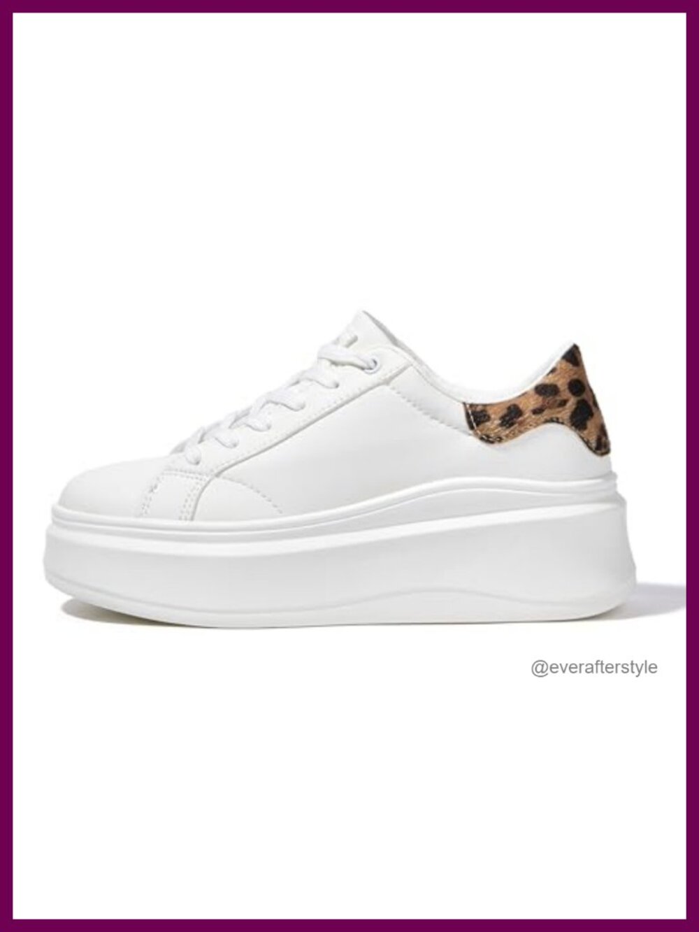Women's Platform Fashion Sneakers with Thick Sole